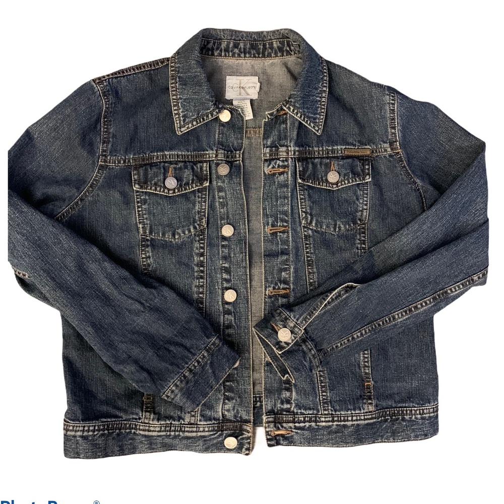 CALVIN KLEIN VINTAGE DENIM JACKET - Picture 2 of 4